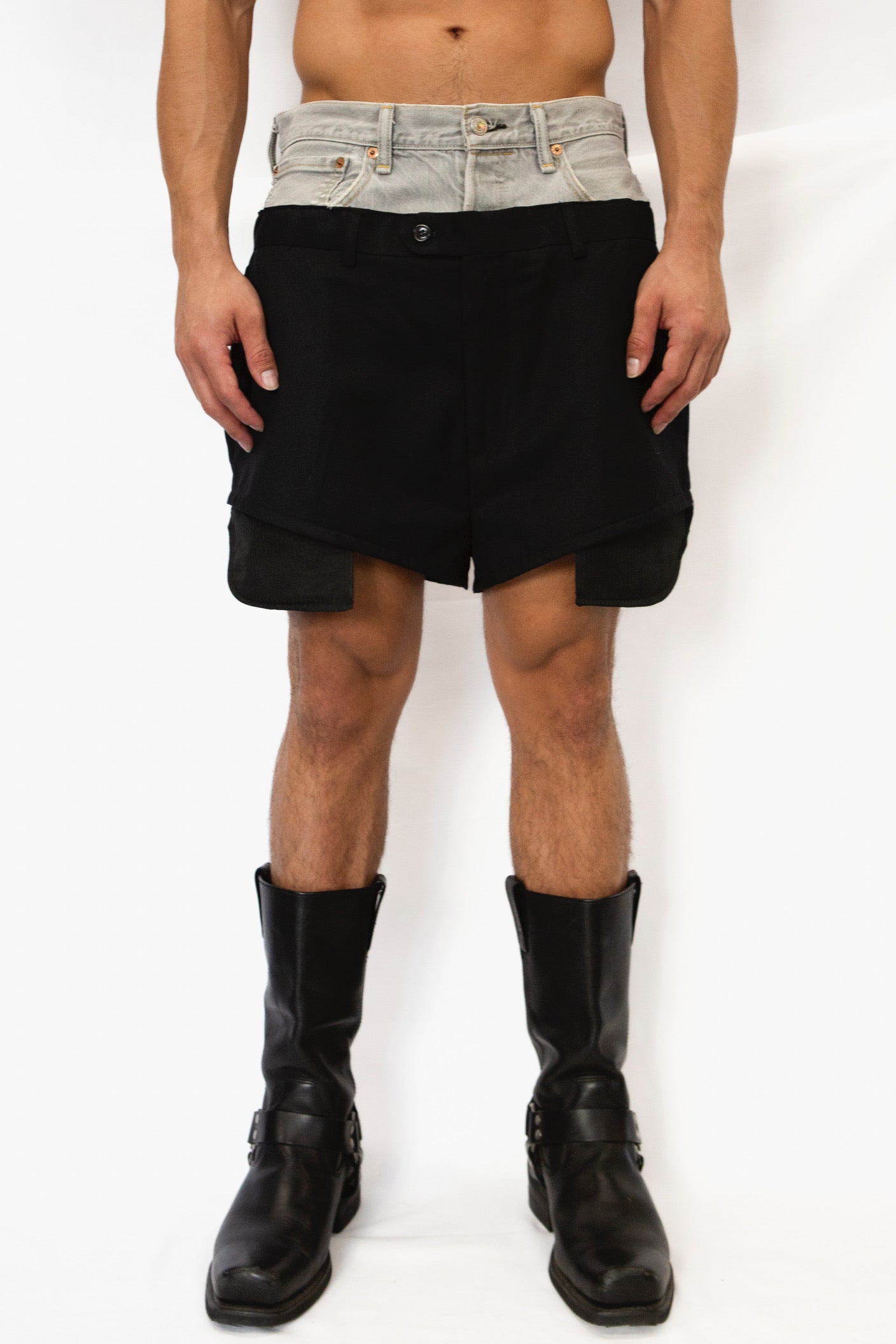 Denim Business Shorts