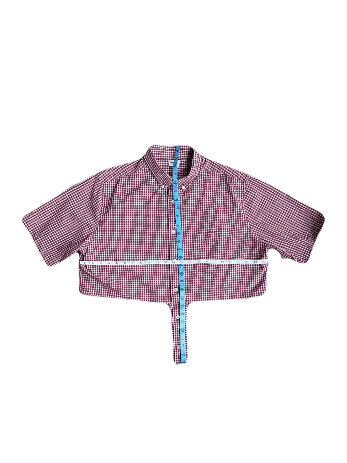 Tha Riches Extended Shirt (Red Plaid)