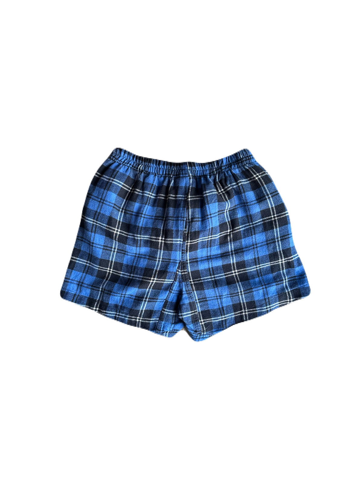 Flannel Shorts - Blue