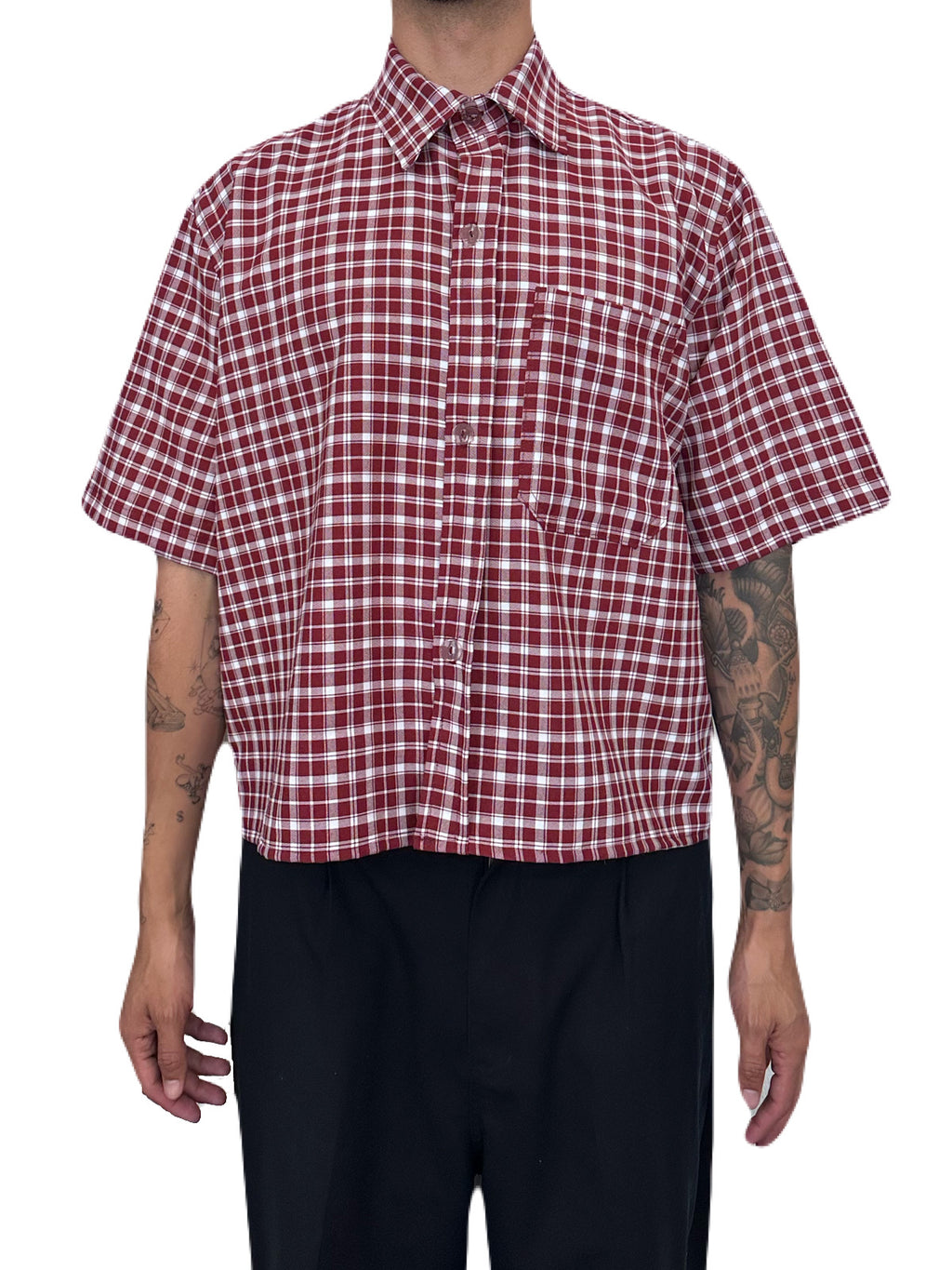 Tha Riches Shirt (Red Plaid)