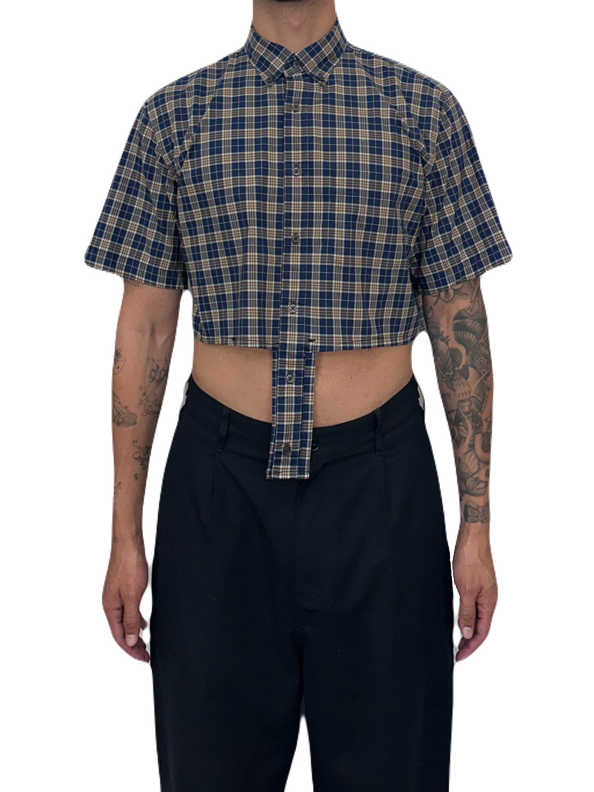Tha Riches Extended Shirt (Navy)