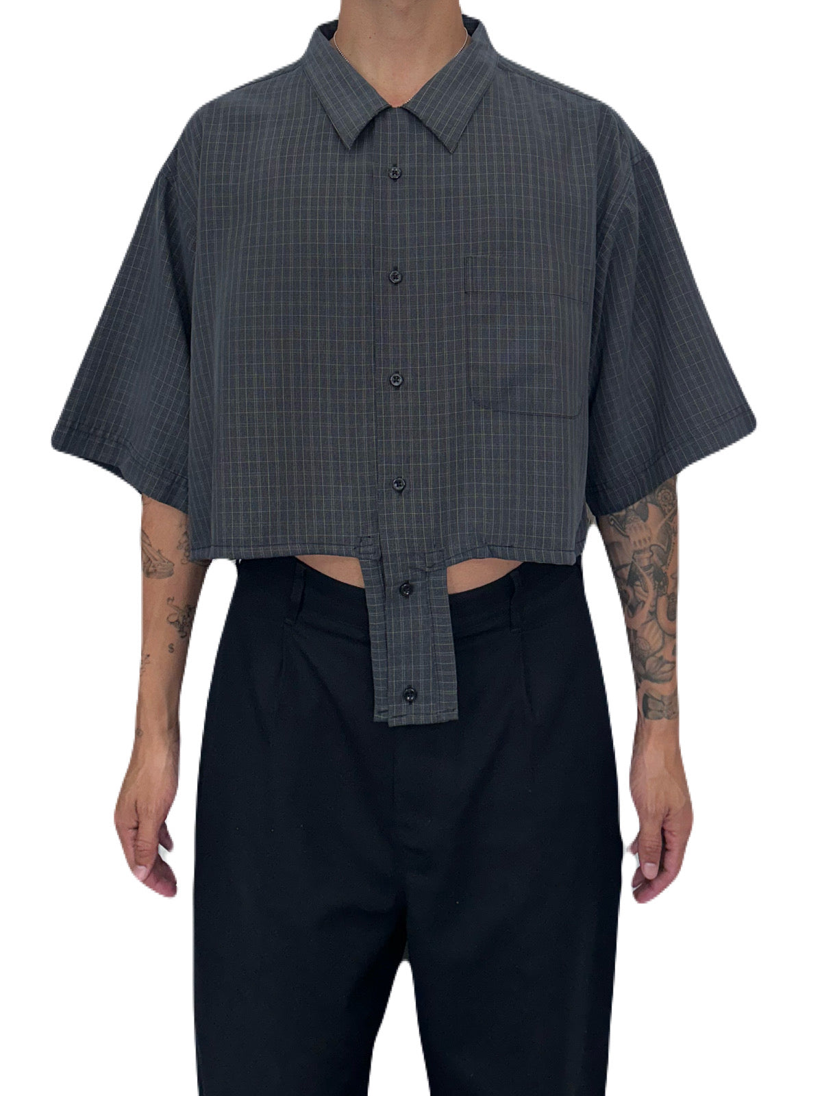 Tha Riches Extended Shirt (Gray)