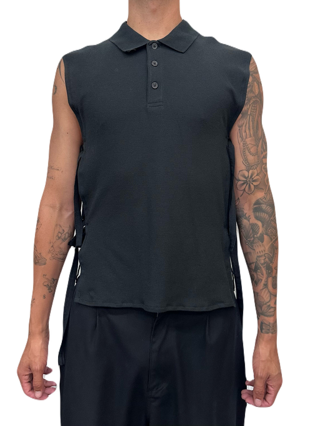 Knotty Top (Black Polo)