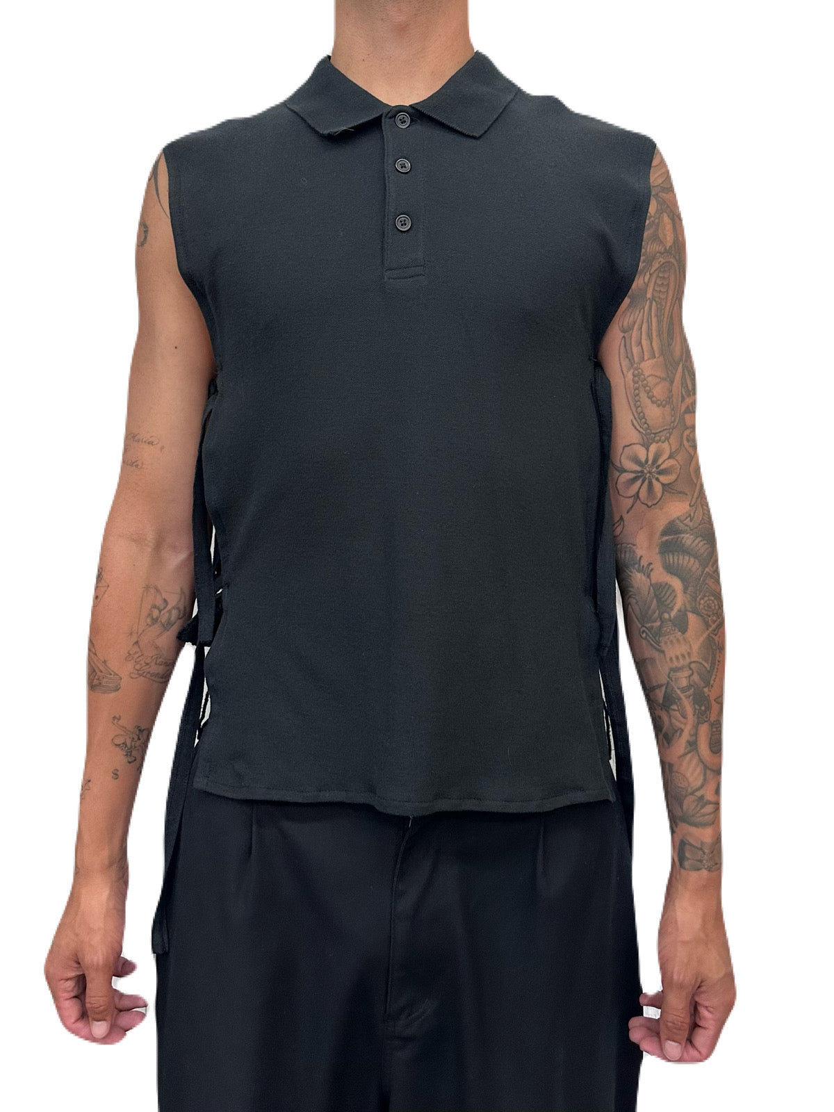 Knotty Top (Black Polo)