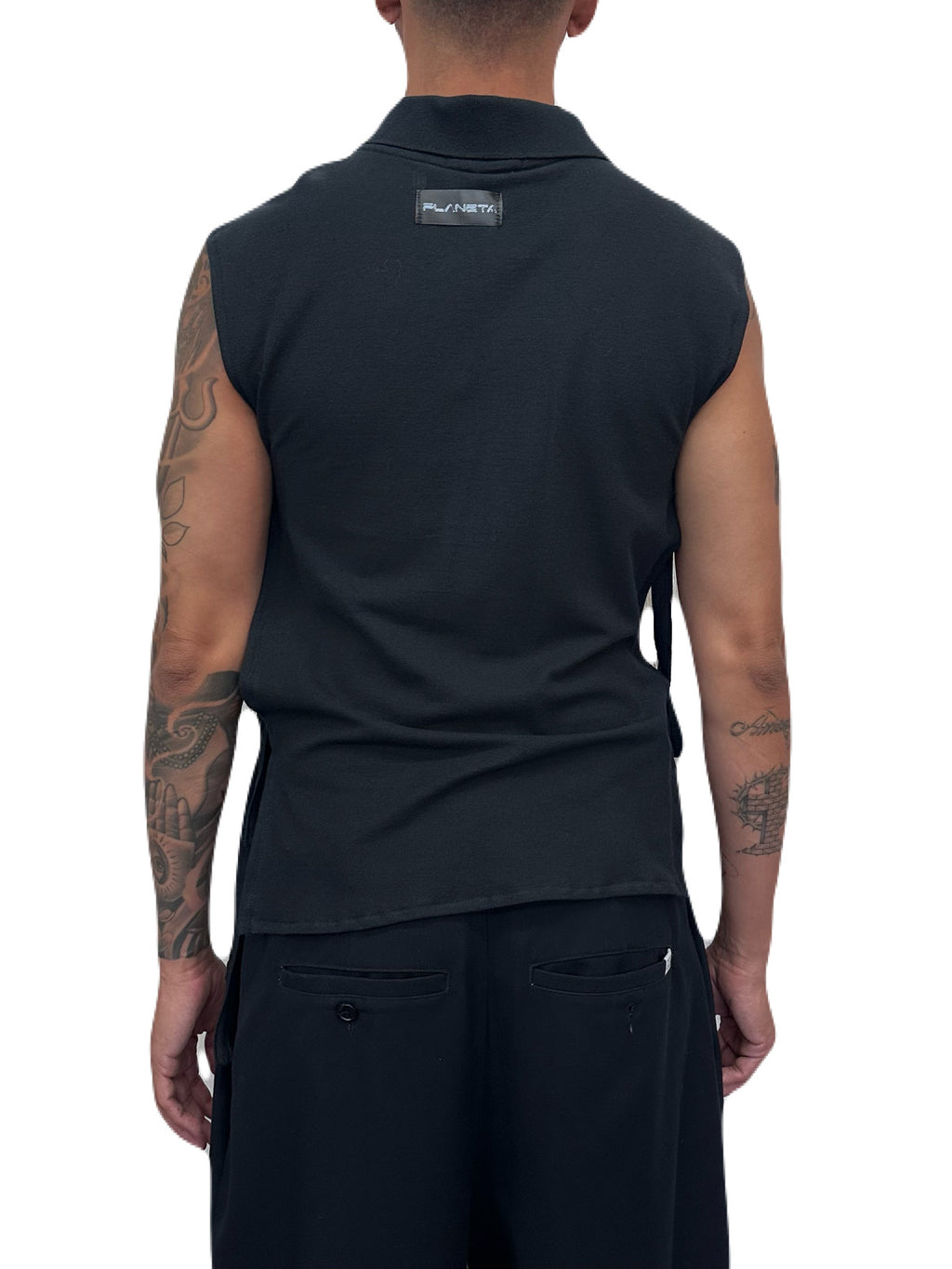 Knotty Top (Black Polo)