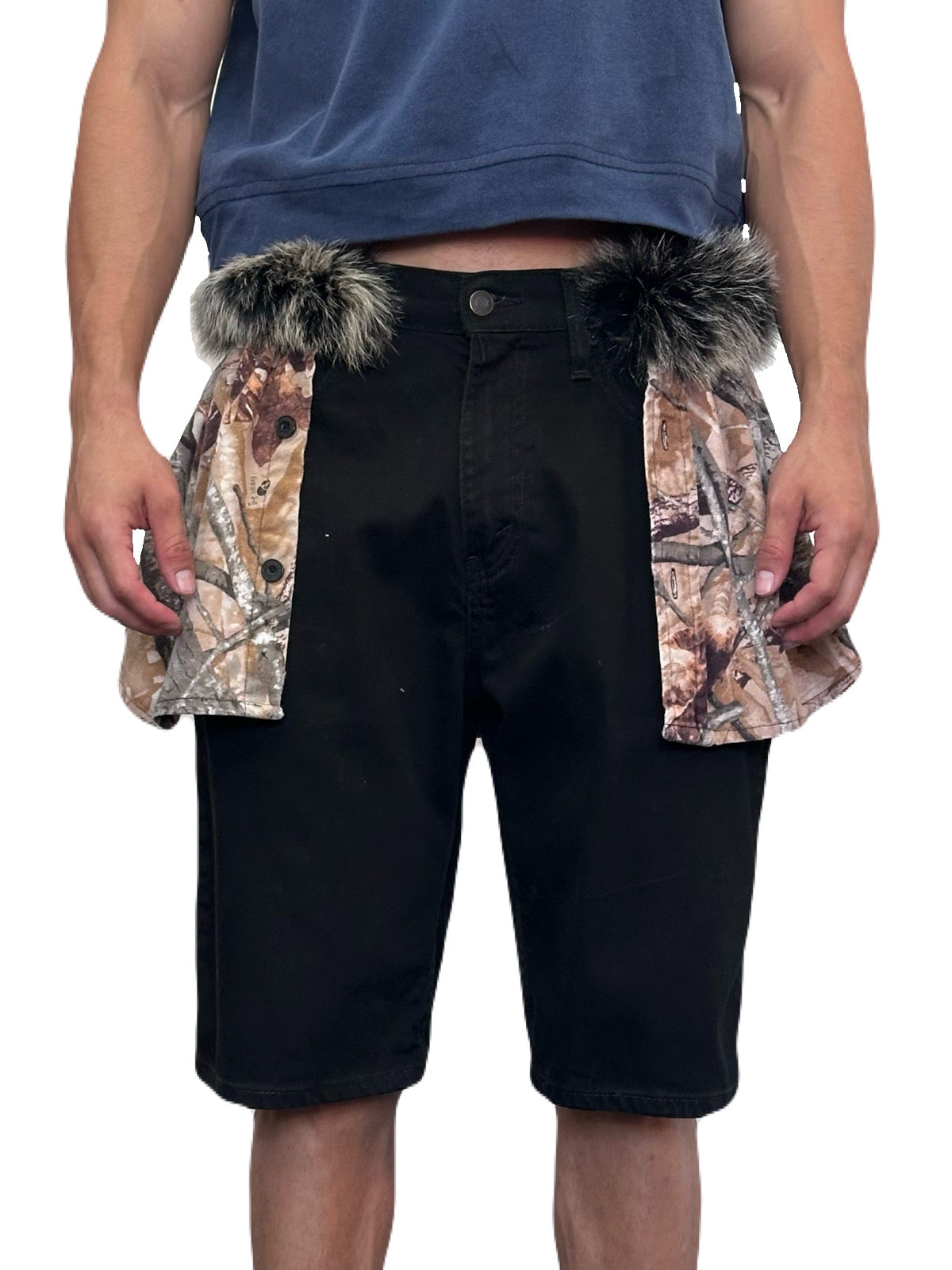 Furry Shorts (Camo)