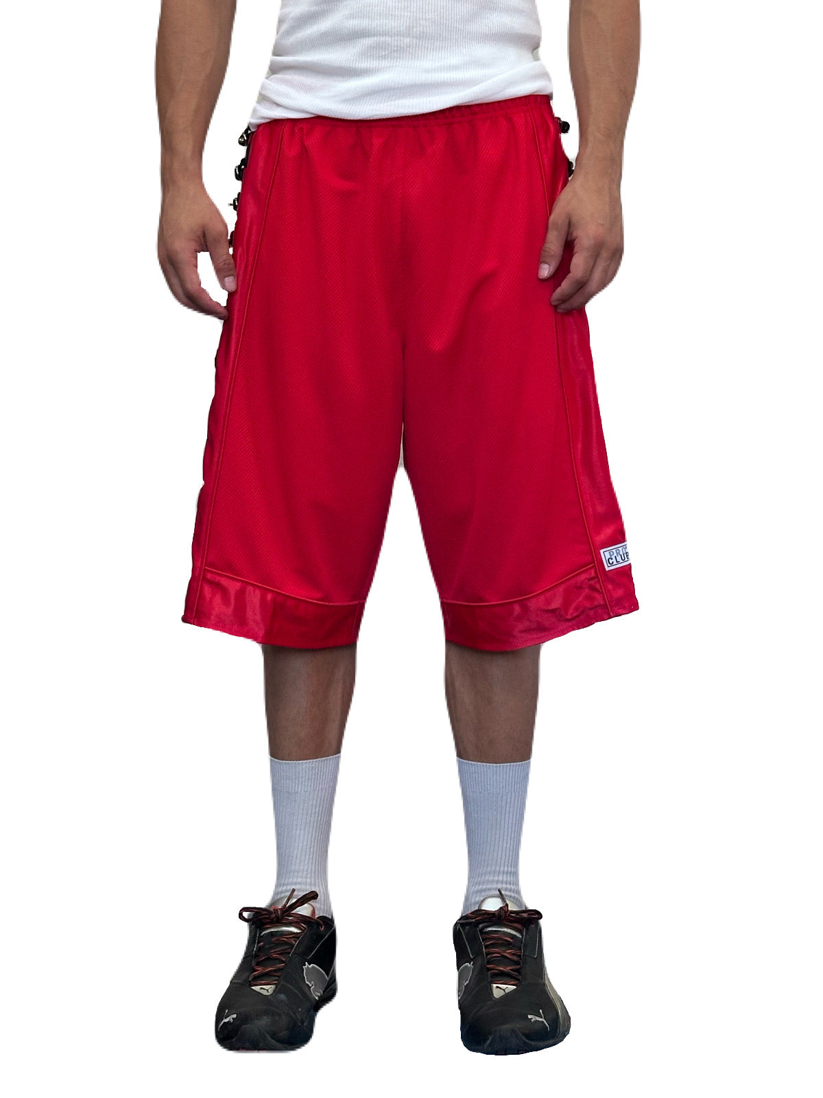 Buckle Up Shorts (Red)