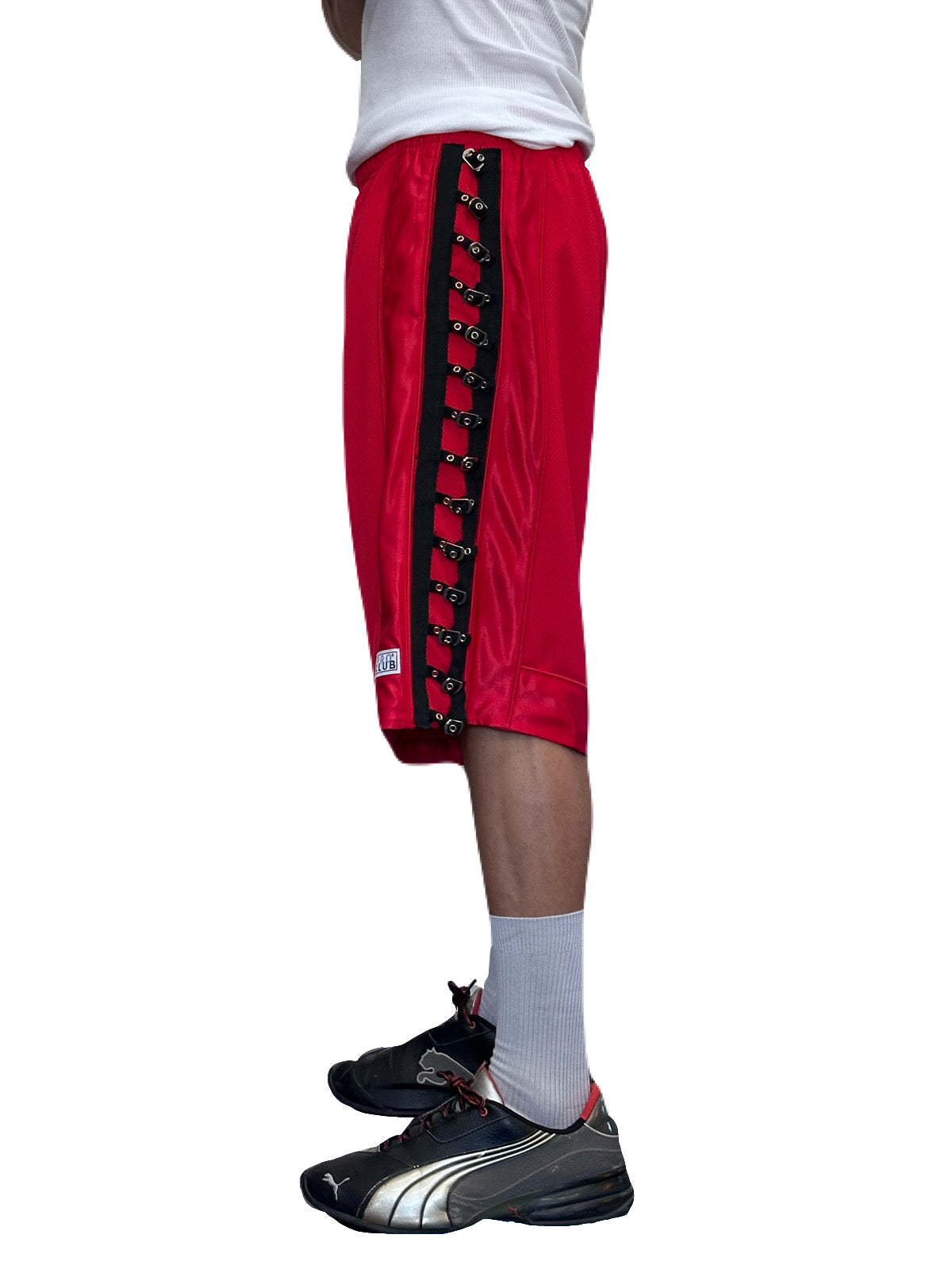 Buckle Up Shorts (Red)