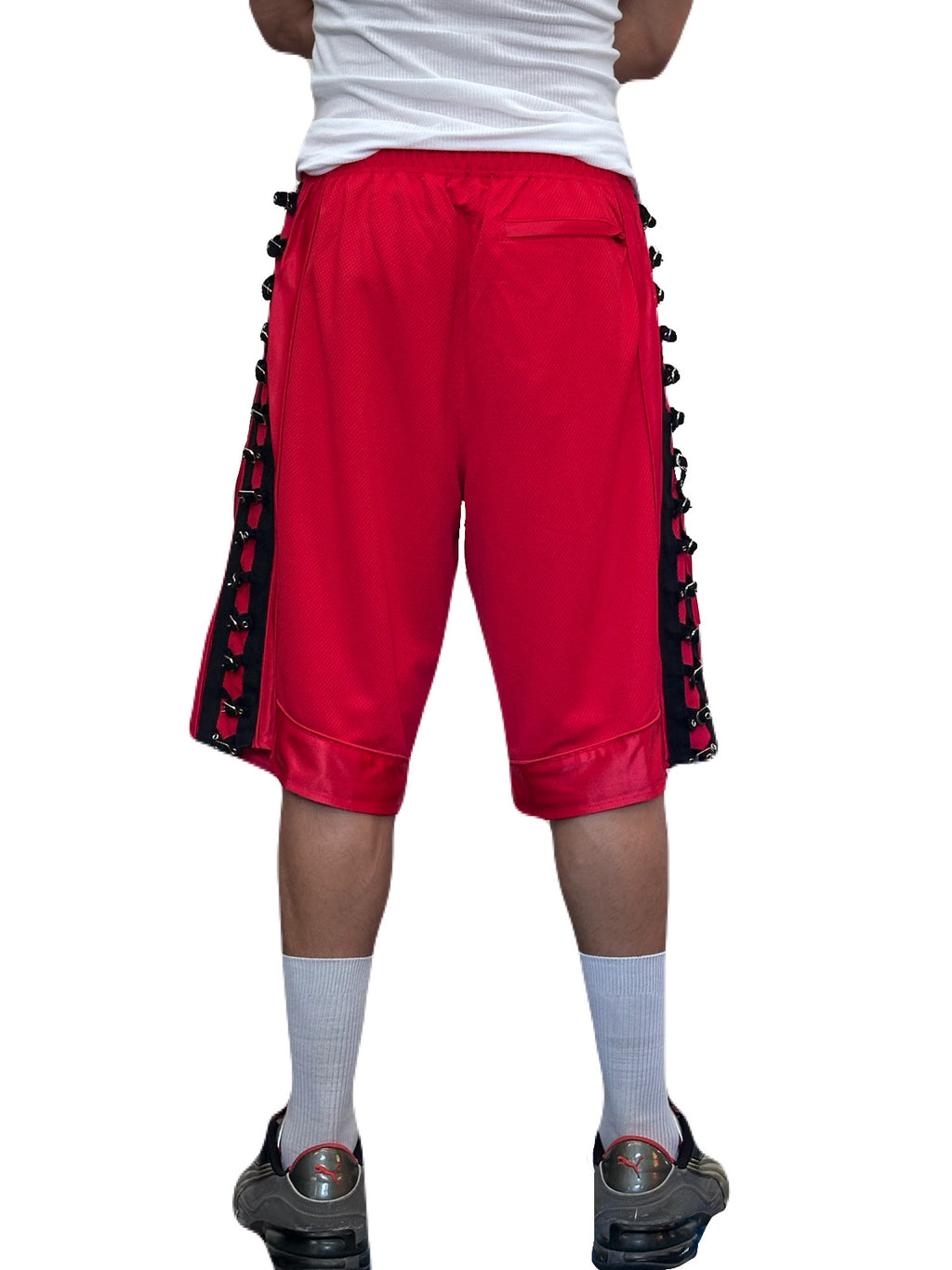 Buckle Up Shorts (Red)