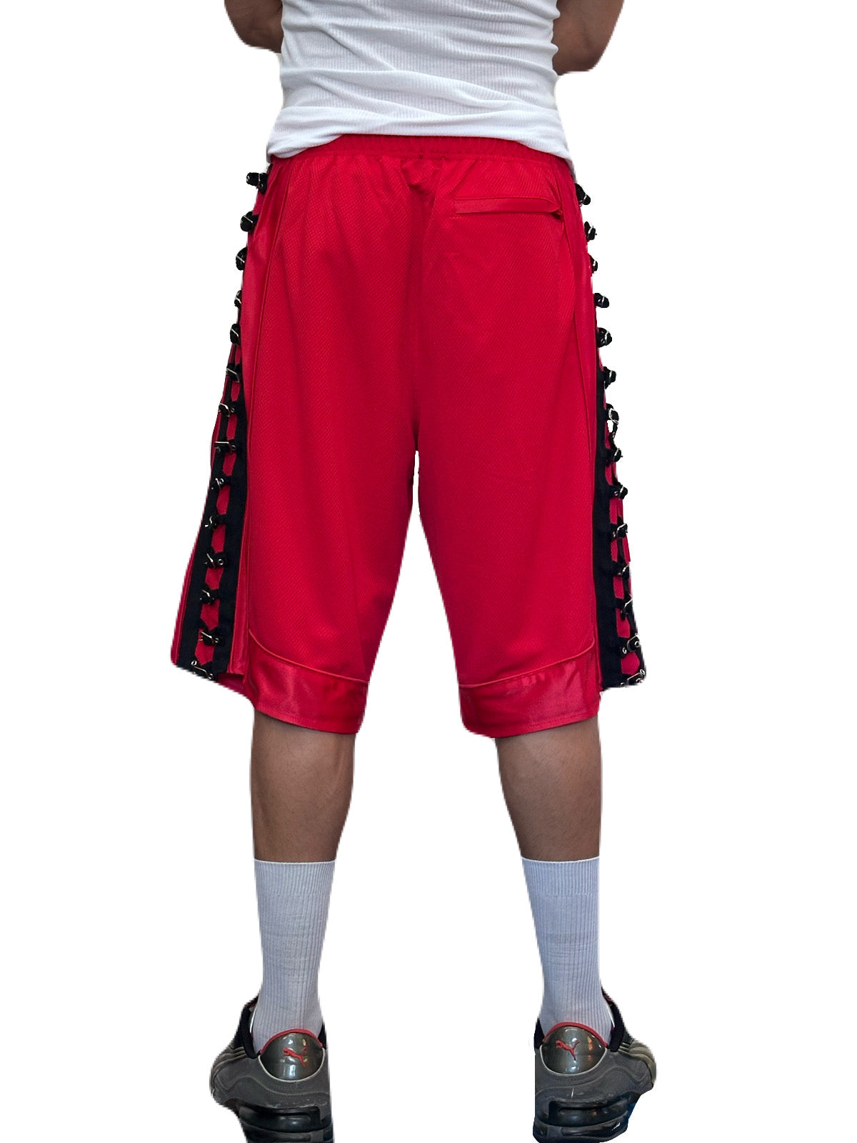 Buckle Up Shorts (Red)