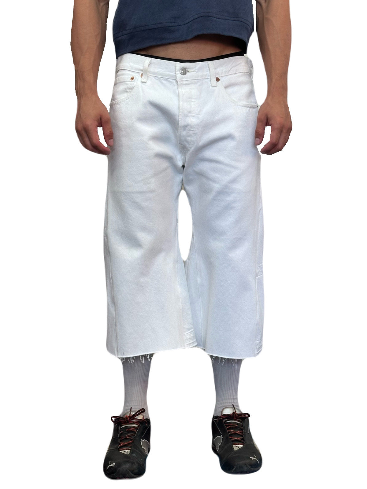 Capri Shorts (White)