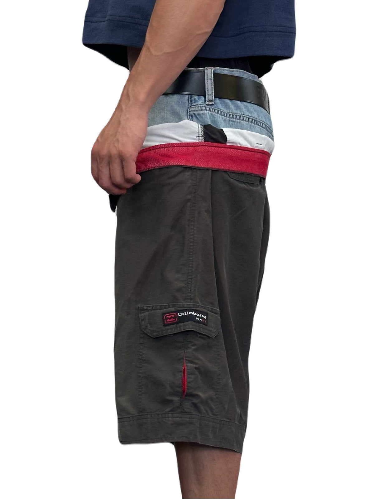 Stacked Up Shorts (Brown)
