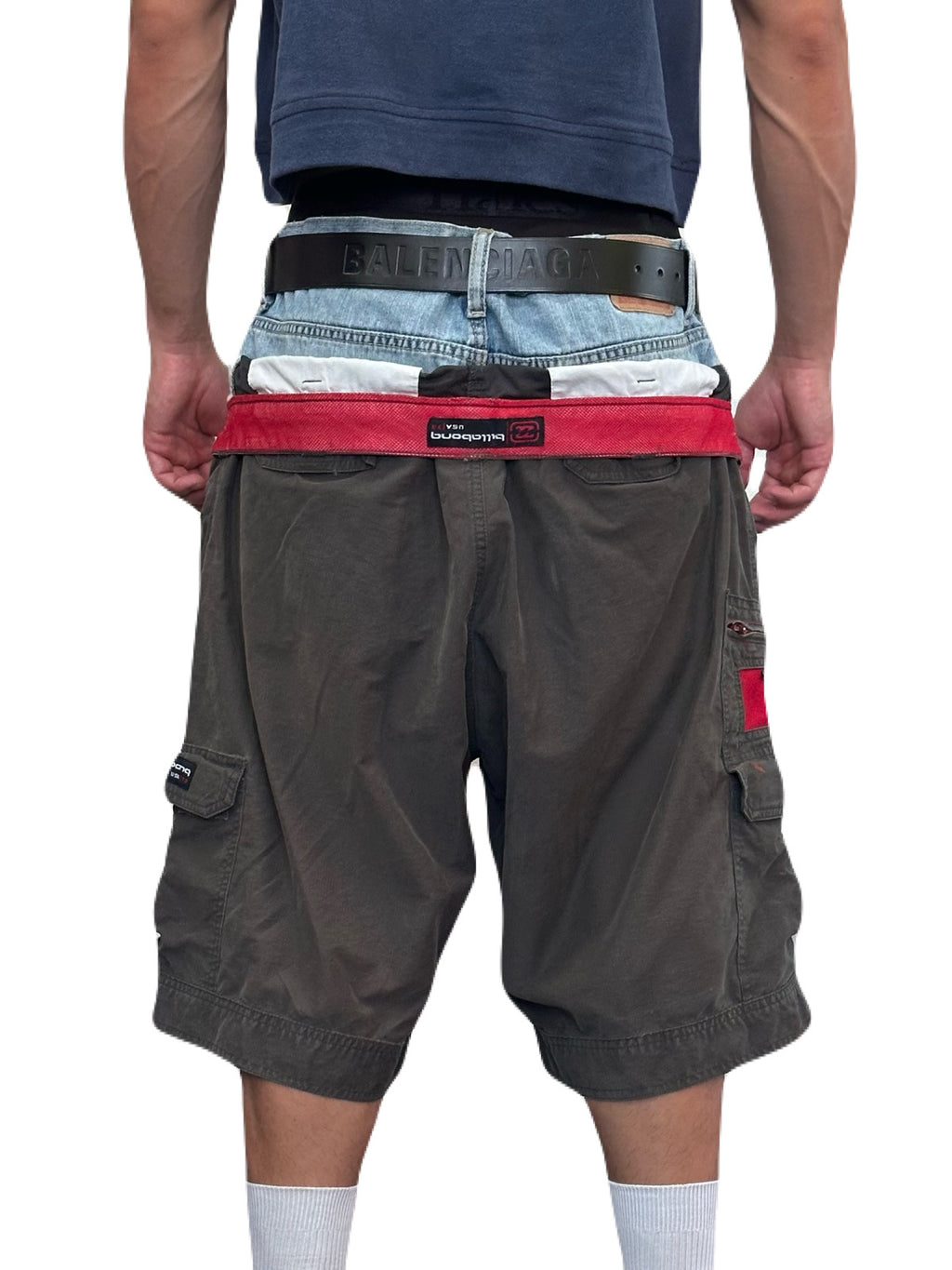 Stacked Up Shorts (Brown)