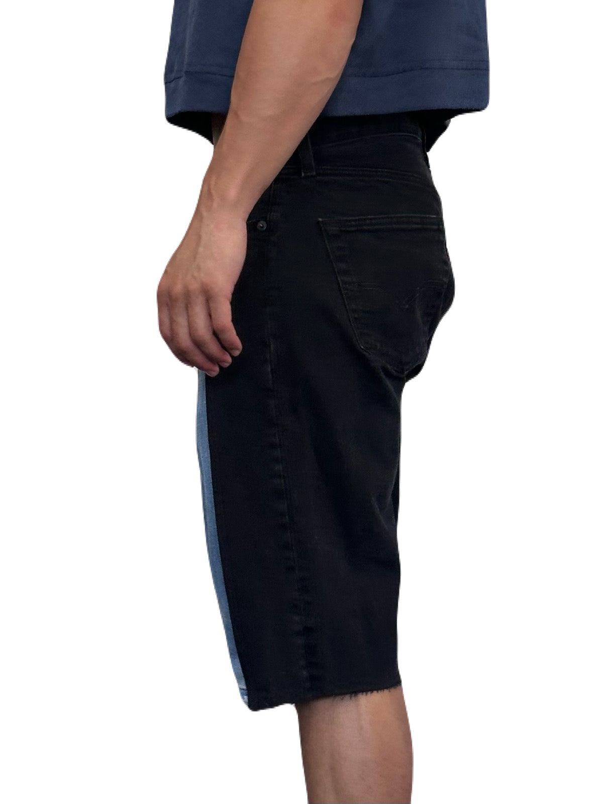 Pleated Shorts (Denim)