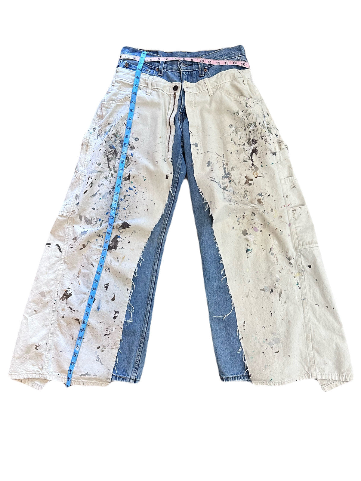 Stacked Jeans- Painted