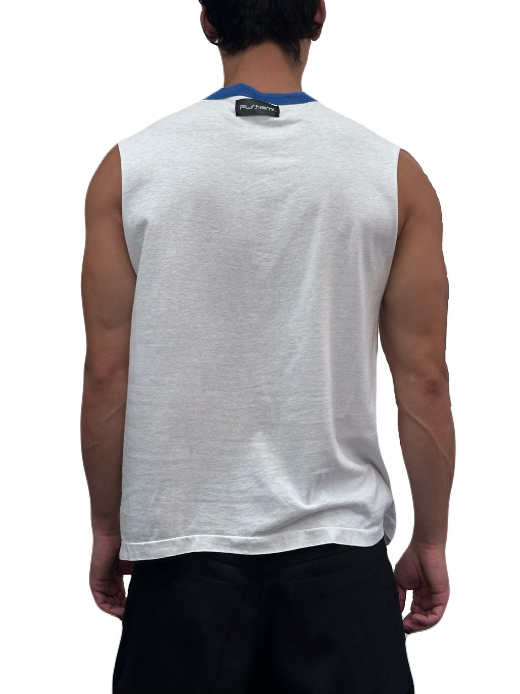 Open Tee (Blue and White)