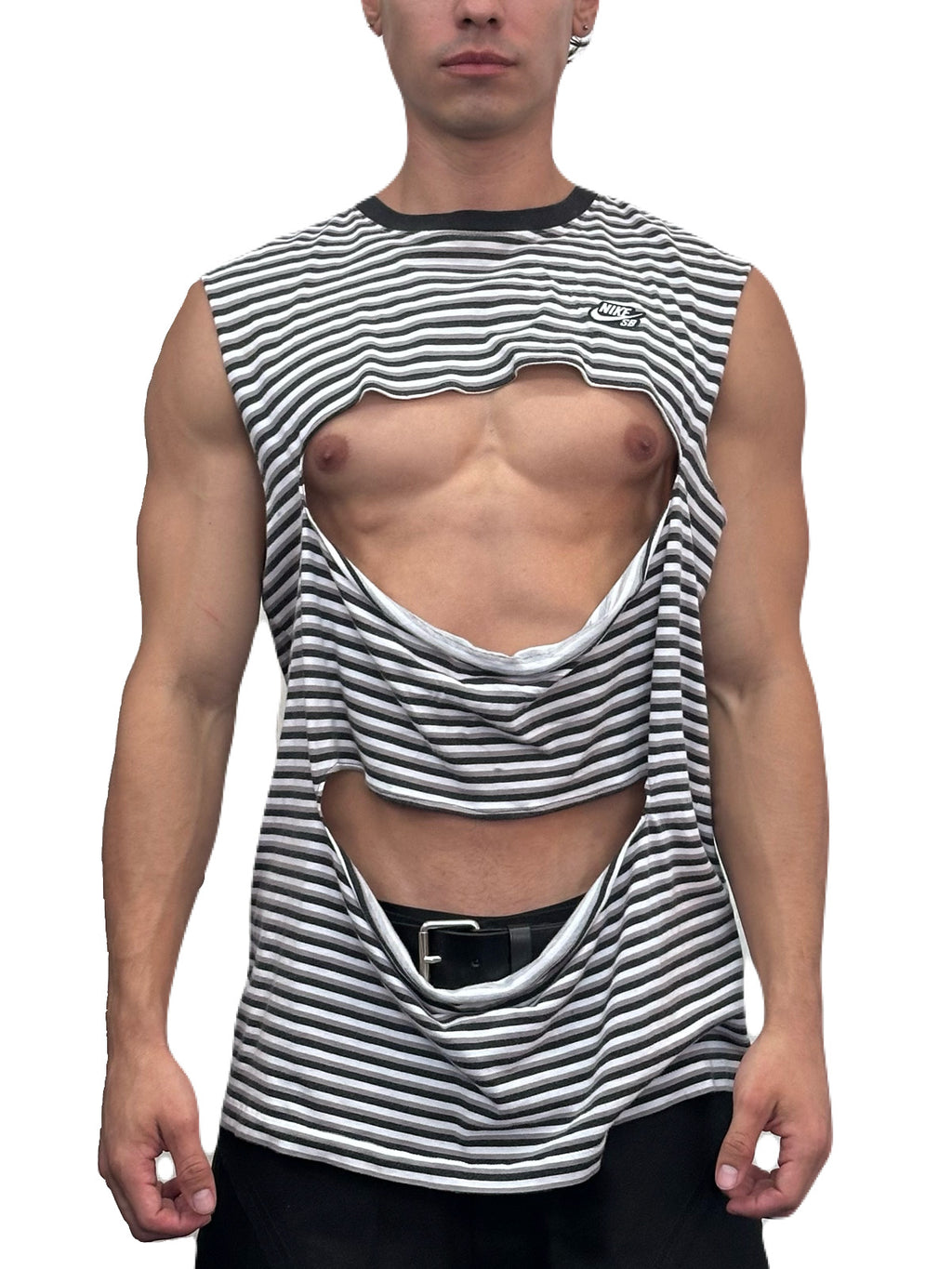 Open Tee (B&W)