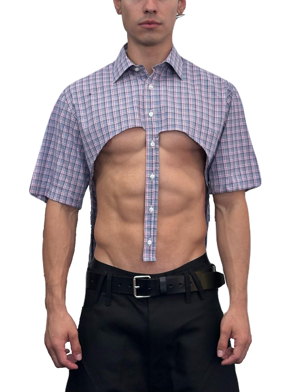 Tha Riches Extended Shirt (Grid)