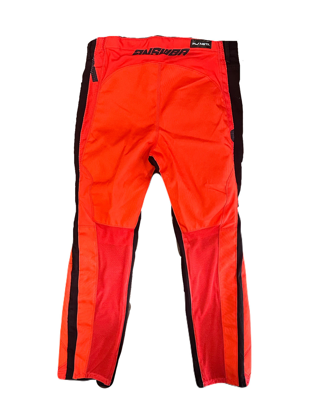 Moto Denim Pants- Red