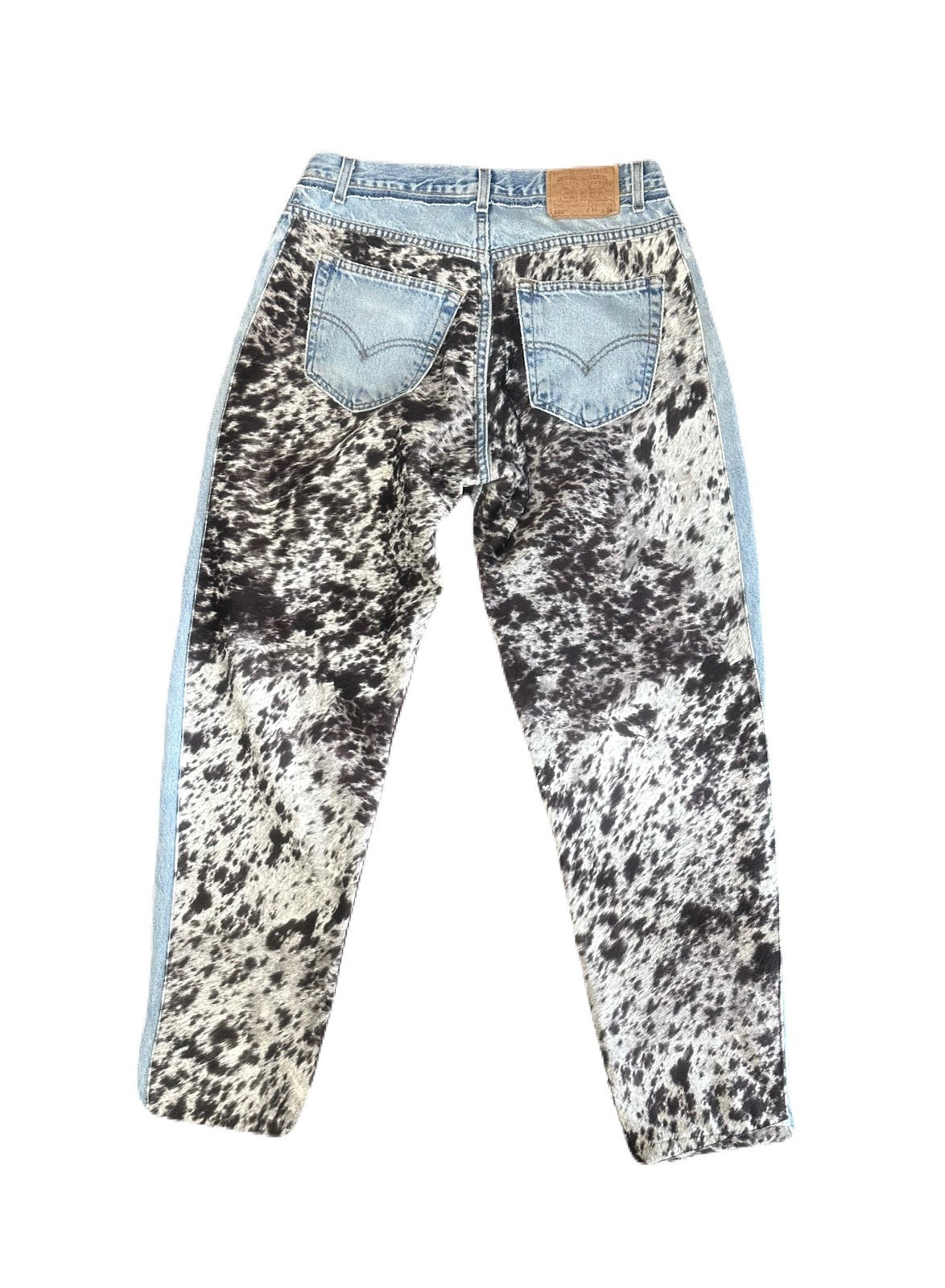 Cow Hide Denim Jeans