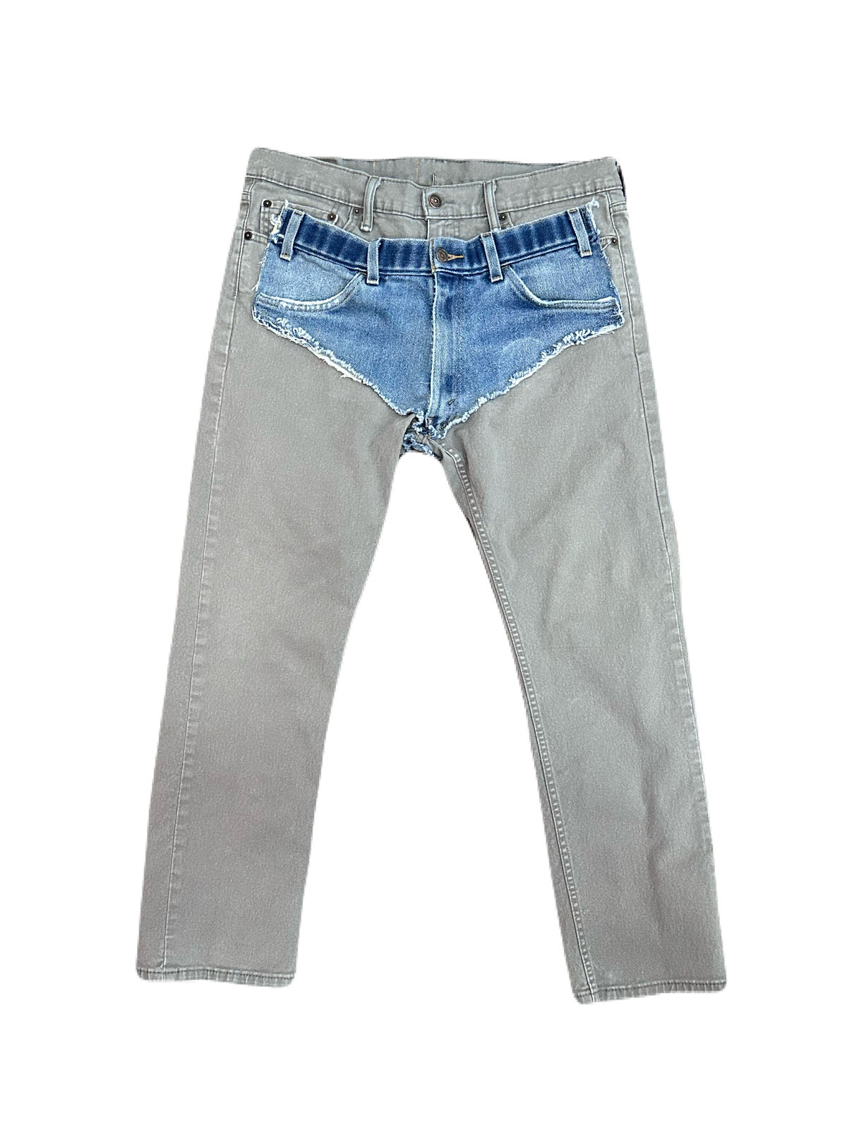 Combo Denim Pants