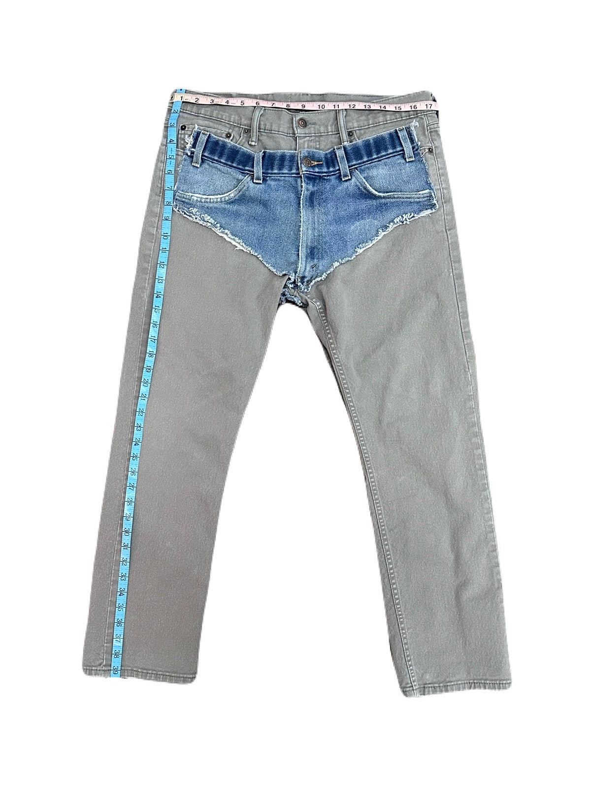 Combo Denim Pants