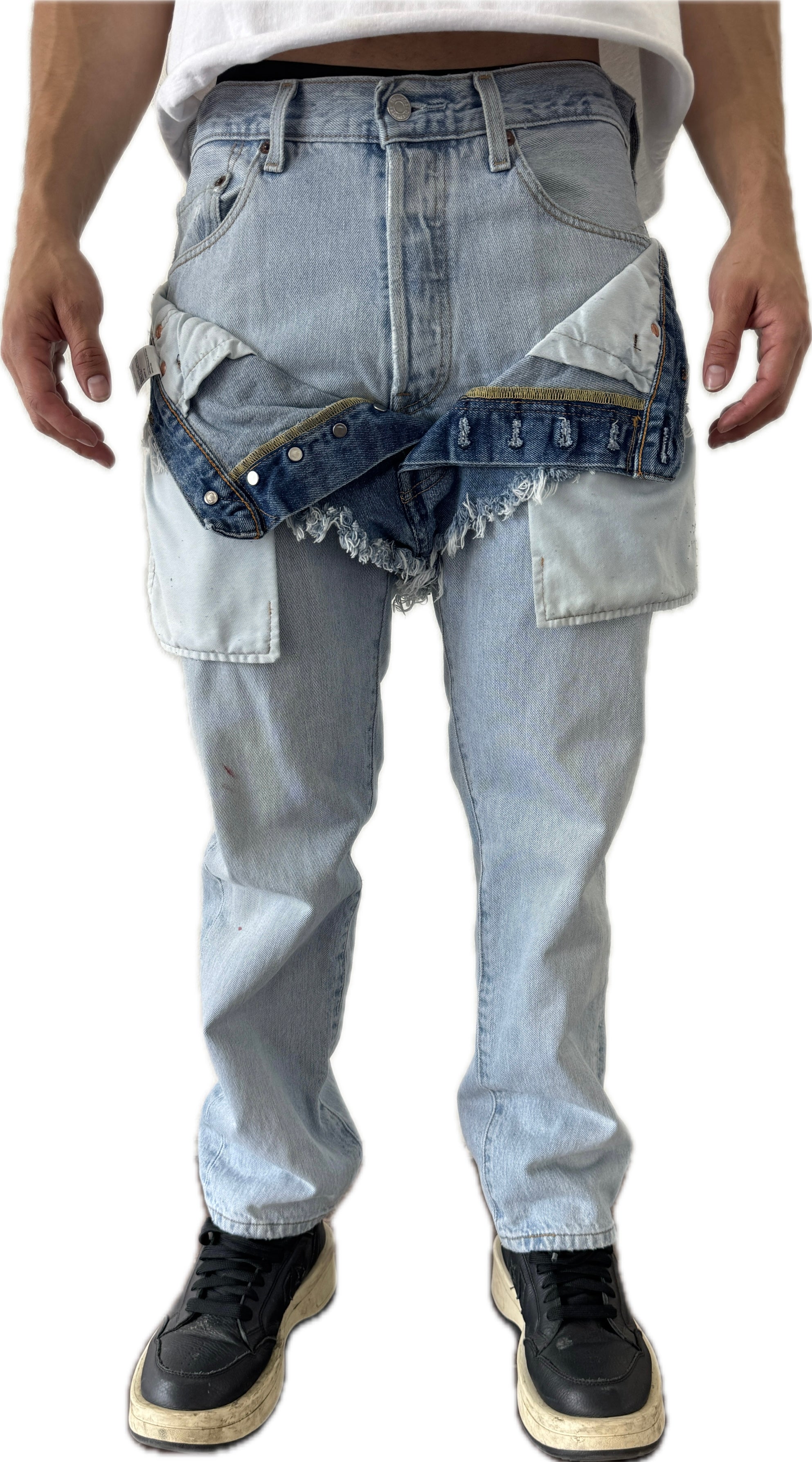 Open Fly Denim