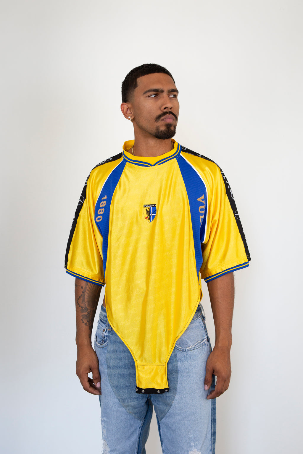 Vintage Jersey Singlet (Yellow)