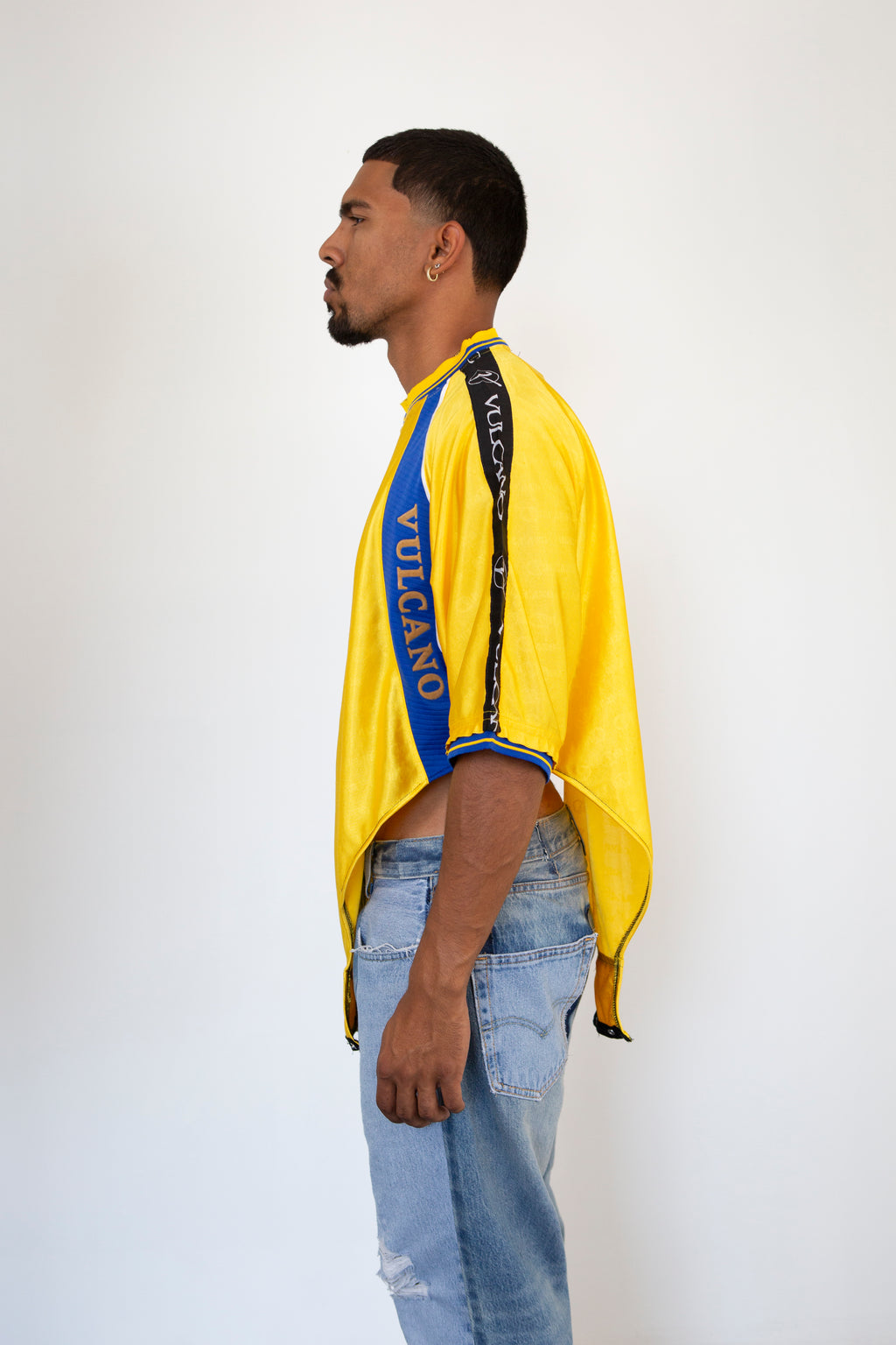 Vintage Jersey Singlet (Yellow)