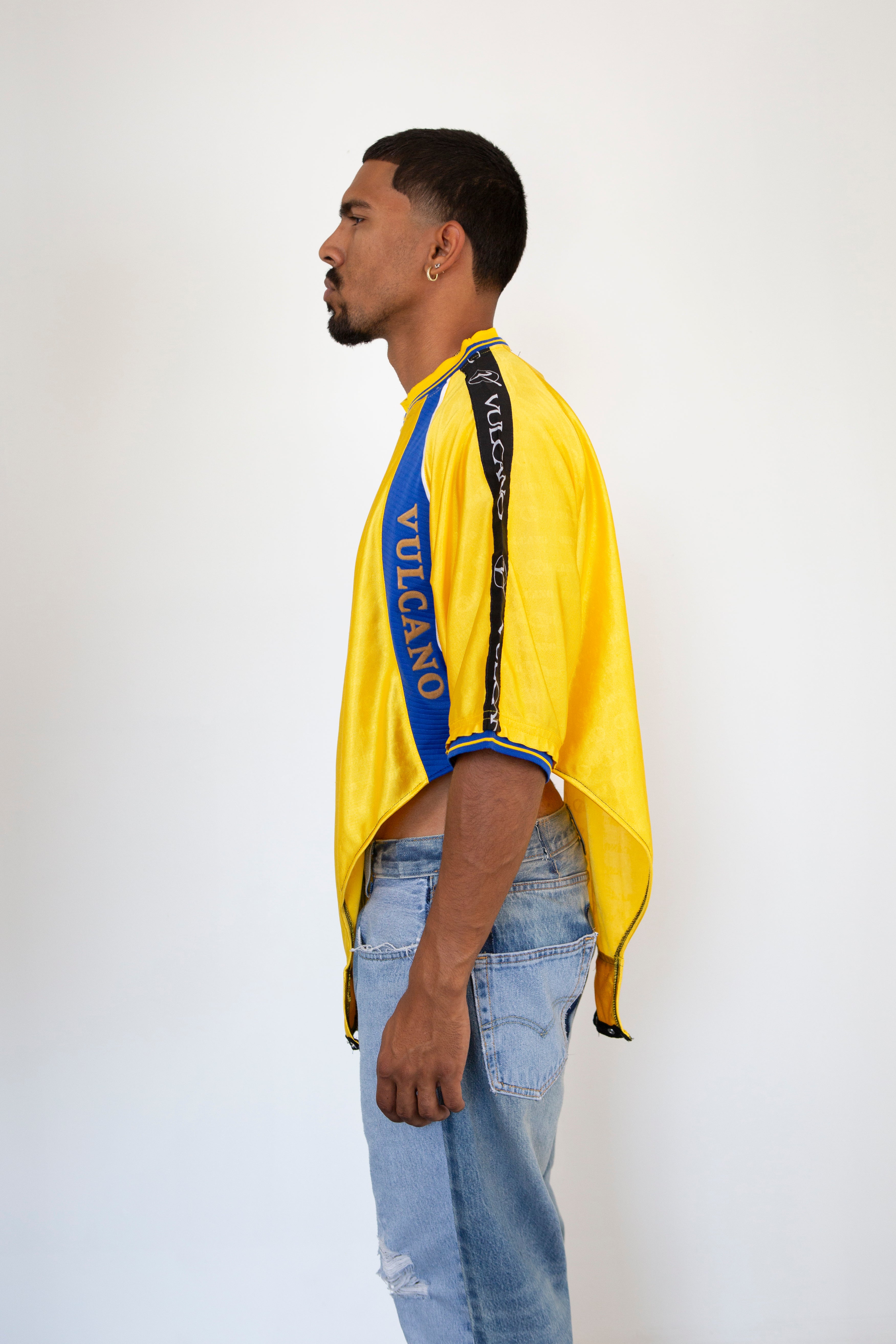 Vintage Jersey Singlet (Yellow)