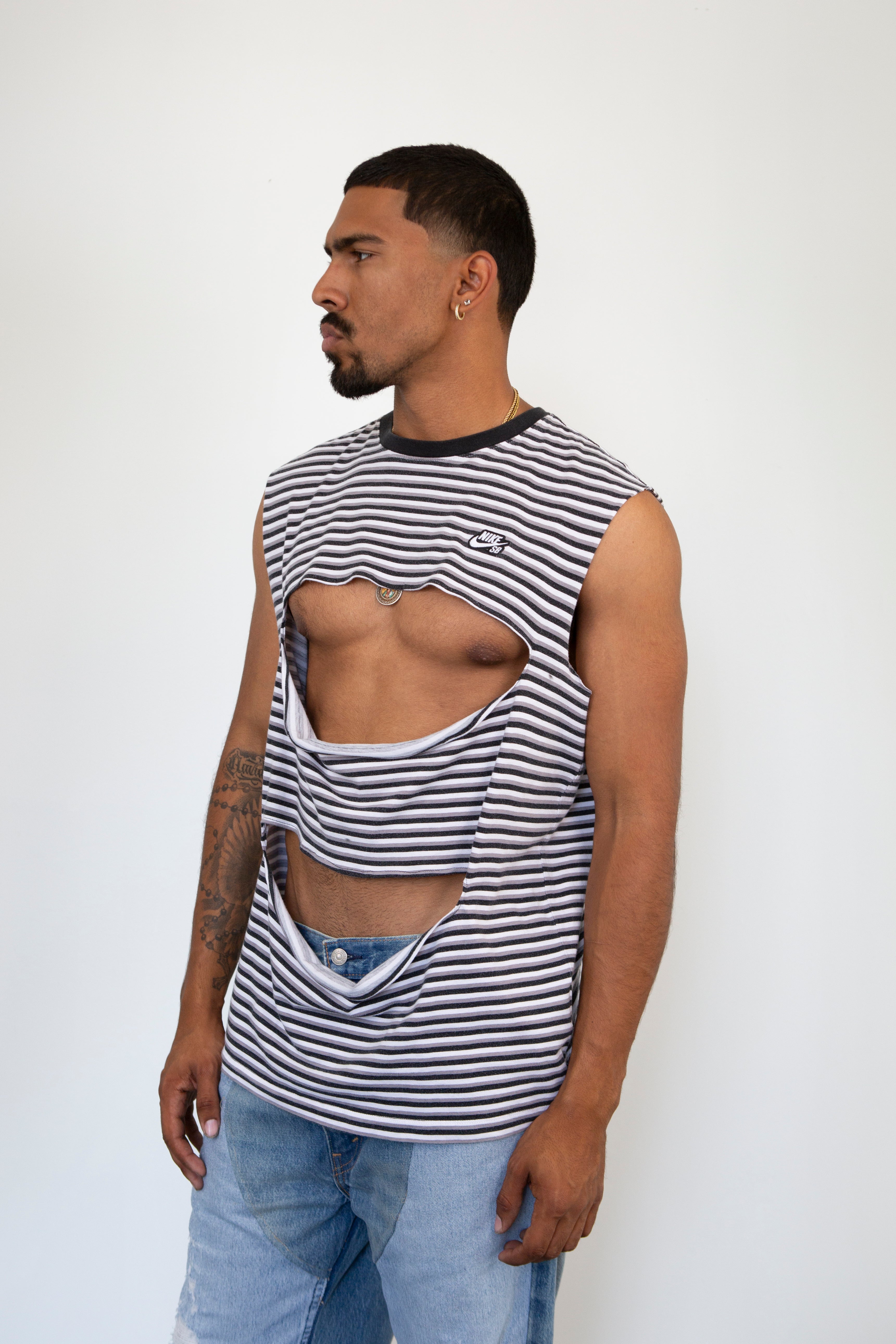 Open Tee (Stripes)