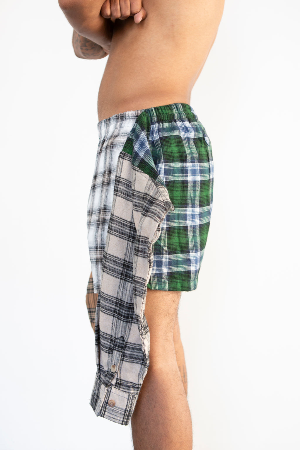 Flannel Shorts (Earthy)