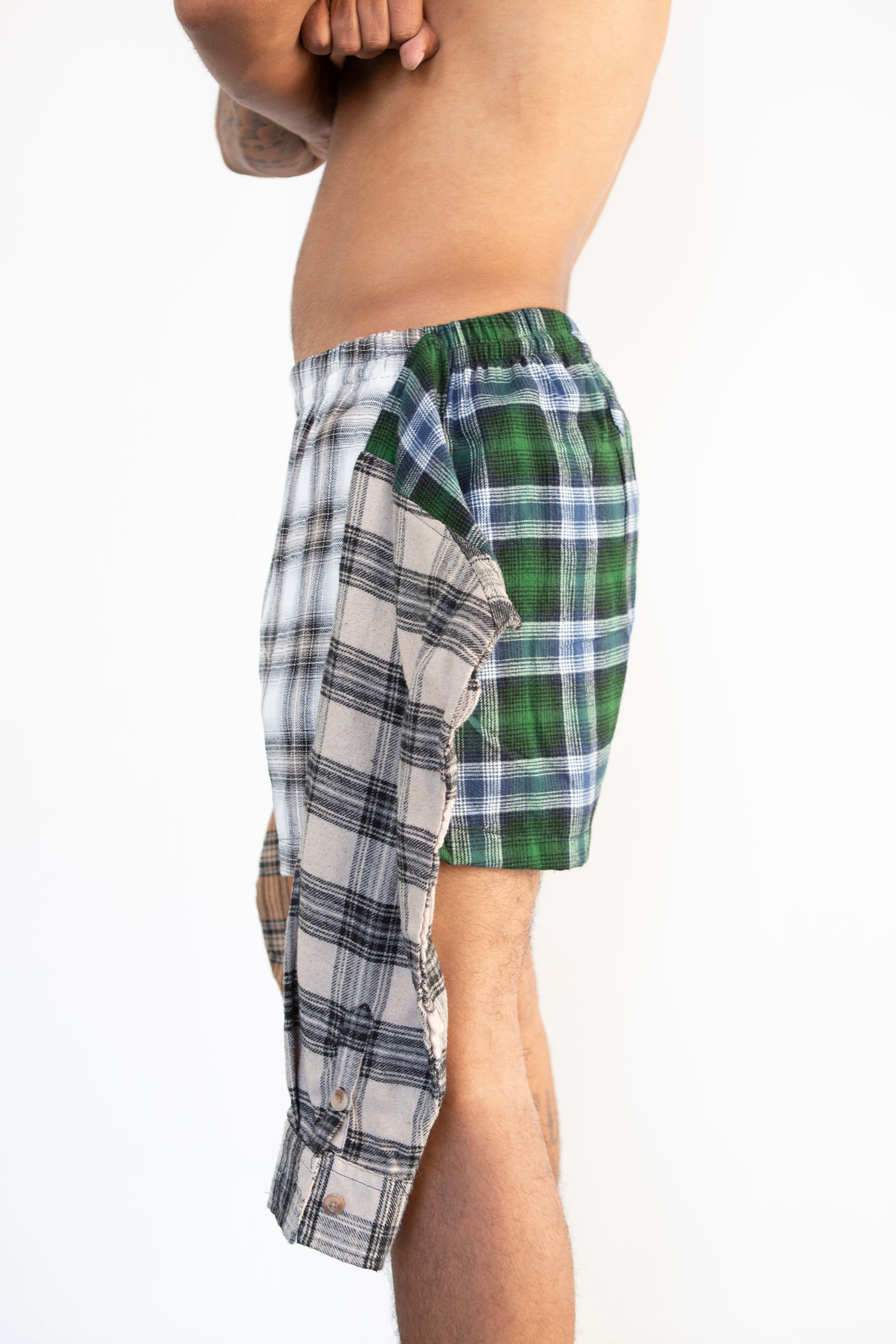 Flannel Shorts (Earthy)
