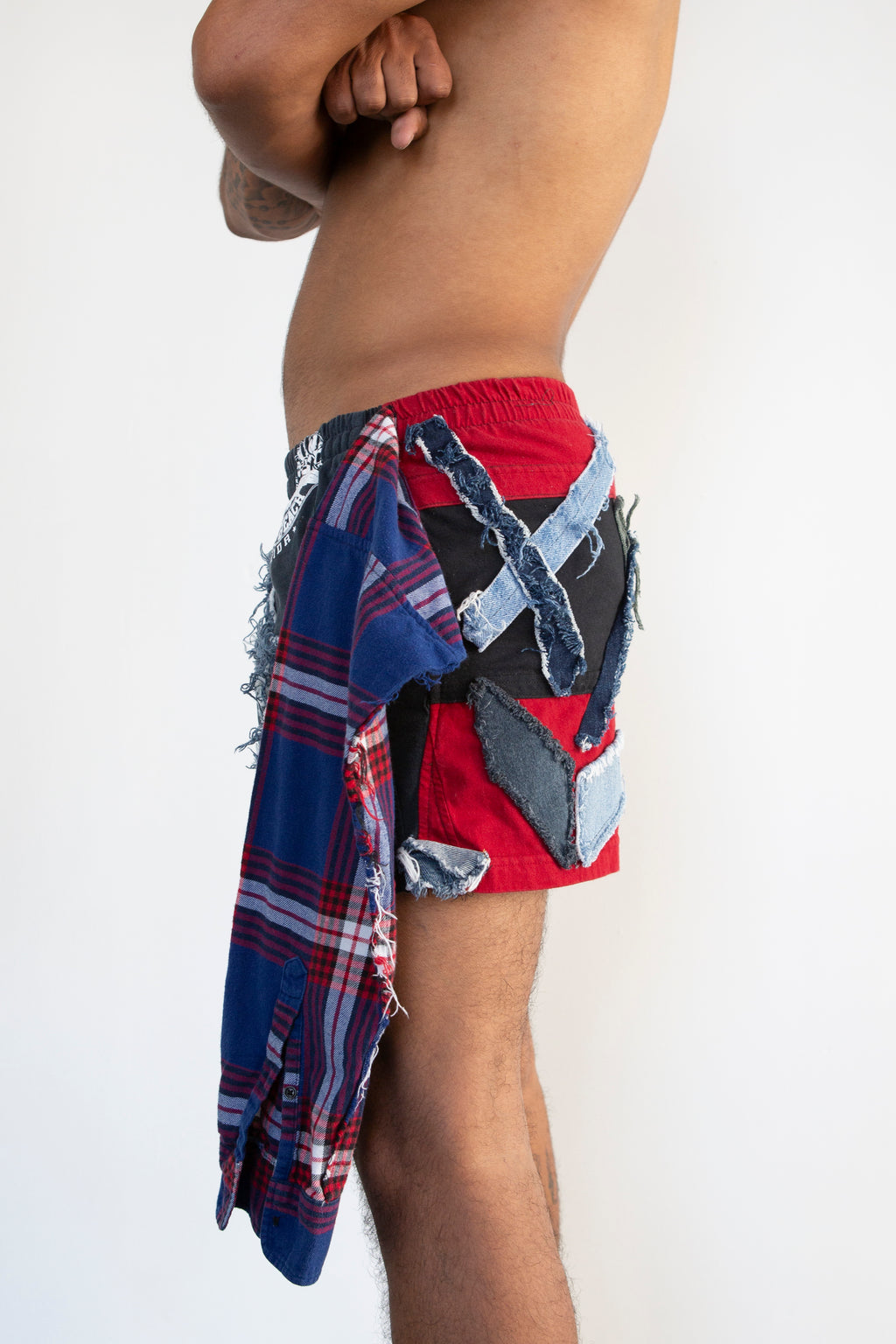 Flannel Shorts (Biker)